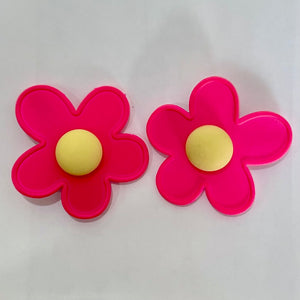 Flower hair clips - Pair