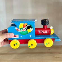 Vintage wooden train