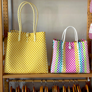 Jumbo market bag - yellow