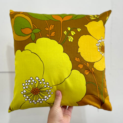 Retro floral cushion #43