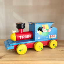 Vintage wooden train