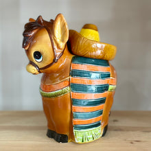 Vintage kitsch donkey cookie jar