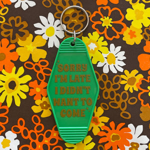 Life motto key ring