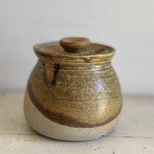 Pottery sugar bowl