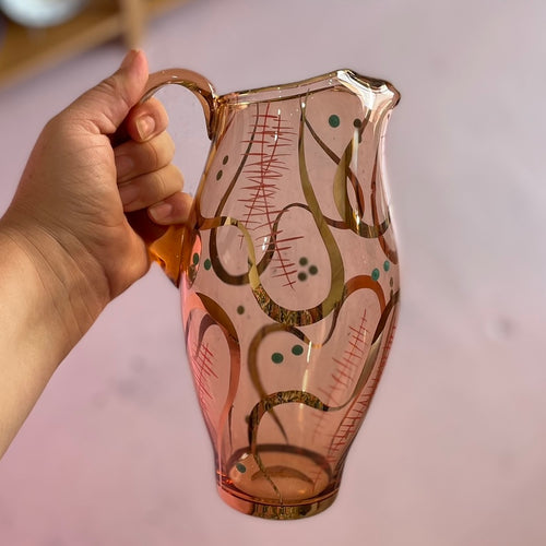 Reserved for @Rita Vintage glass jug set