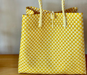 Jumbo market bag - yellow