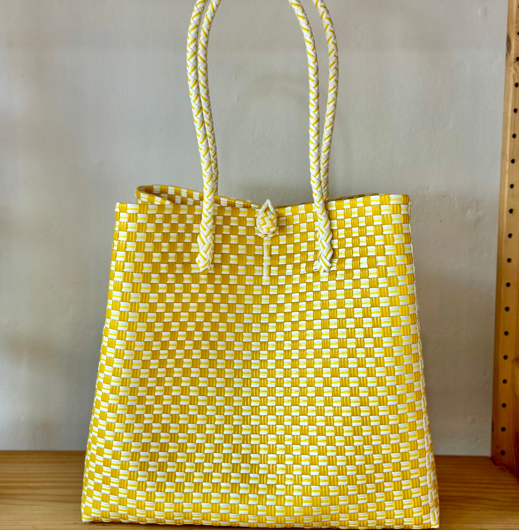 Jumbo market bag - yellow