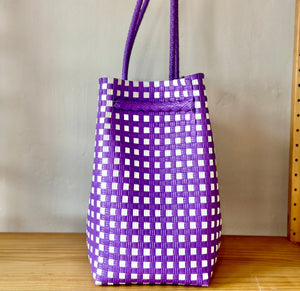 Jumbo market bag - purple