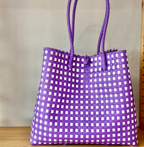 Jumbo market bag - purple