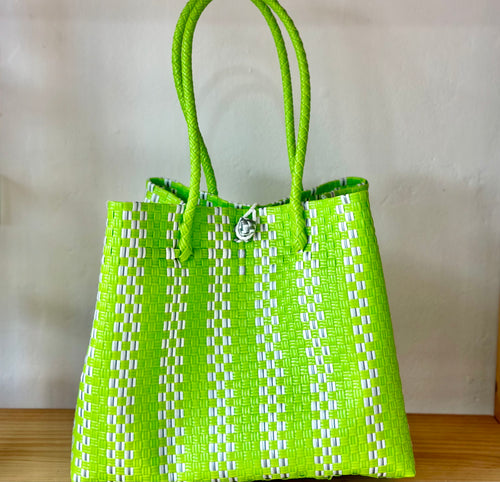 Jumbo market bag - lime