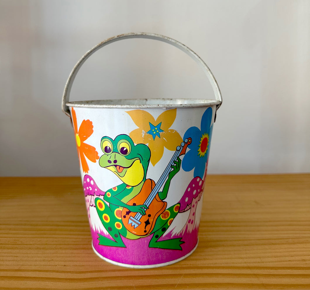 1970’s Tin Sand Bucket by Ohio Art Company