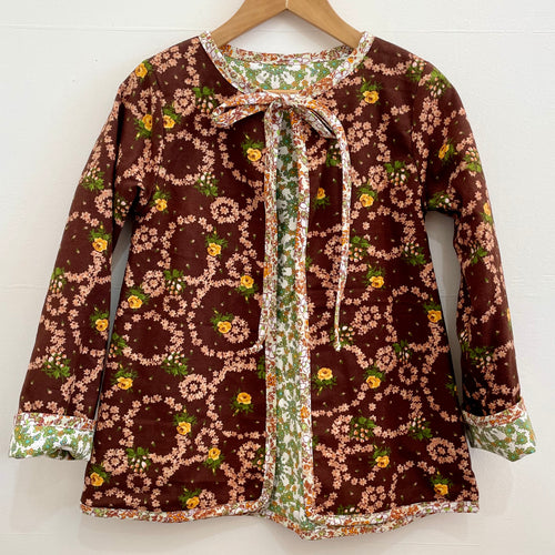Handmade reversible jacket size 8