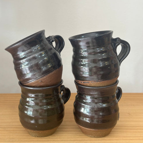 Set of 4 Pottery Mugs