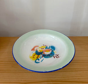 Vintage enamel plate/shallow bowl