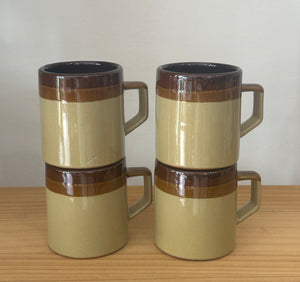 Set of 4 Stoneware Cups