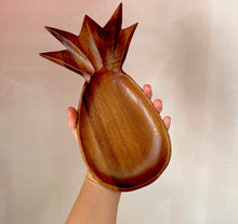 Small wooden pineapple plate #2