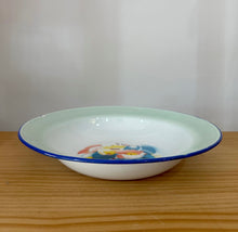 Vintage enamel plate/shallow bowl