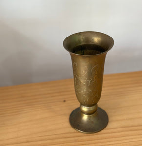 Vintage Brass Vase #4