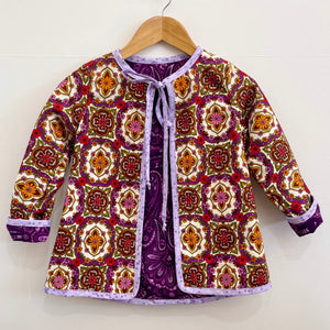 Handmade reversible jacket size 4