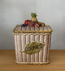 Fruit Basket Cookie Jar