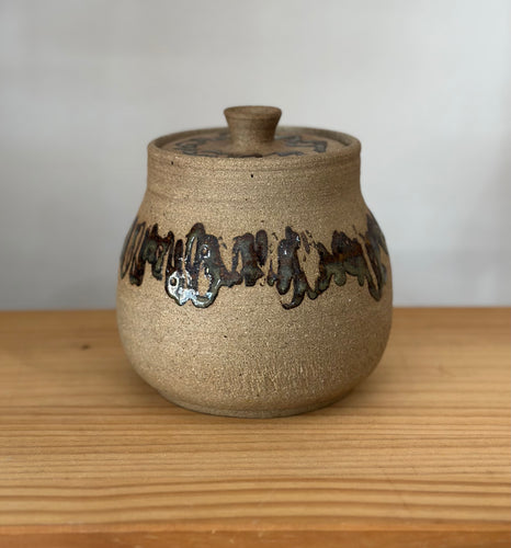 Pottery Jar w/Lid