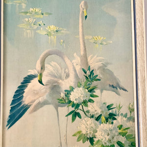 Vintage Vernon Ward flamingo print