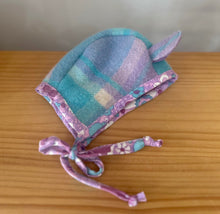 Wool bonnet with ears - SMALL