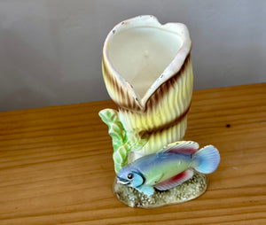 Vintage fish vase