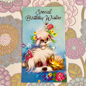 Vintage card #9 Special Birthday Wishes