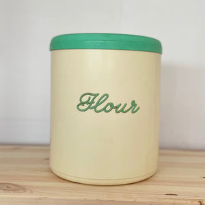 Vintage Nally Ware flour canister