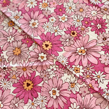 Pair of pink flower cotton pillowcases #5