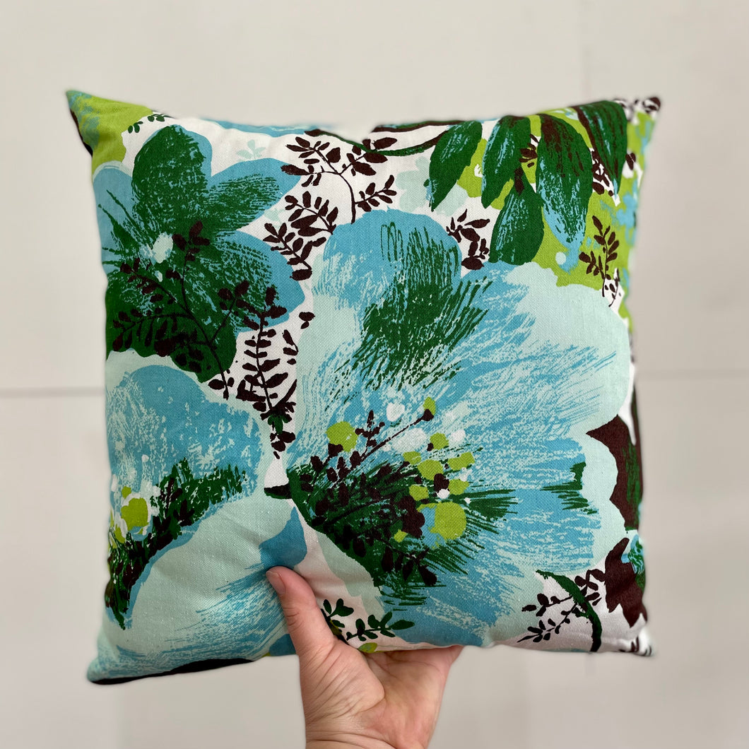 Blue floral cushion cover #36