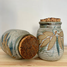 Vintage pottery canisters
