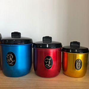 Harlequin anodised Jason canister set