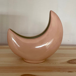 Peach moon vase