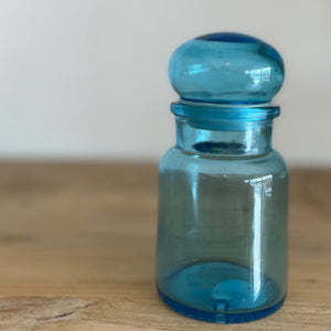 Blue apothecary jar