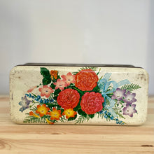 Vintage floral tin