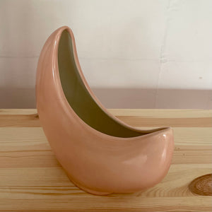 Peach moon vase