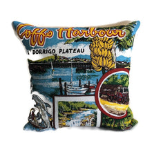 Coffs Harbour vintage tea towel cushion cover