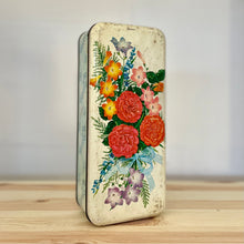 Vintage floral tin