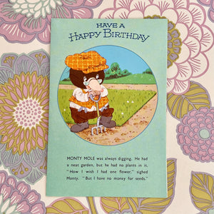 Vintage card #43 Have a HAPPY BIRTHDAY