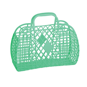 Sun Jellies Retro basket small GREEN