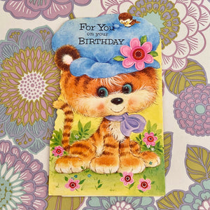 Vintage card #30 For you on your BIRTHDAY