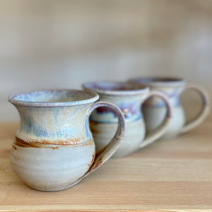 Set of 3 pottery cups