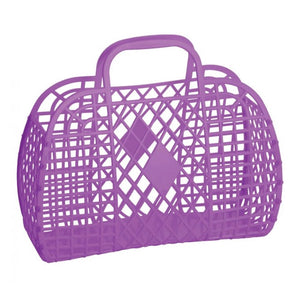 Sun Jellies Retro basket large PURPLE