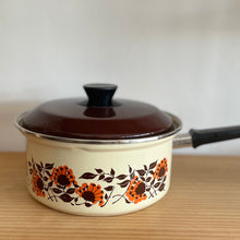 Vintage enamel saucepan