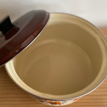 Vintage enamel saucepan