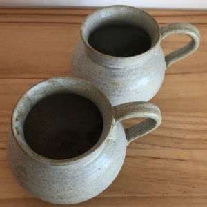 Pair of pottery mugs