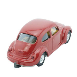 Tin toy red VW beetle