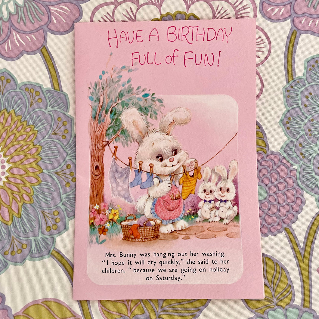 Vintage card #10 Have a birthday full of fun!